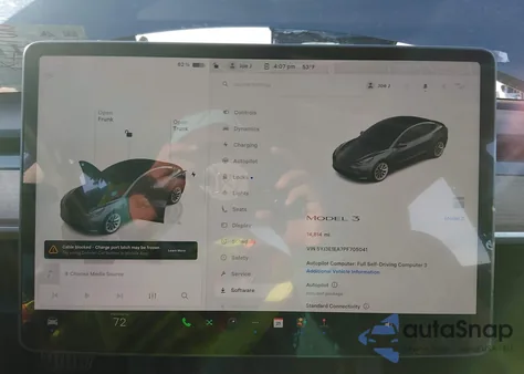 2023 Tesla Model 3 Rear-Wheel Drive z USA, uszkodzony, nr VIN 5YJ3E1EA7PF705041